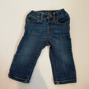 The childrens place baby stretch skinny blue jeans 6-9 months